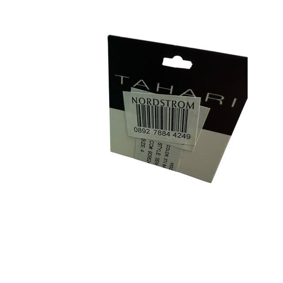 TAHARI ASL Women's Size 4 Wrap Belt Dress Green Paisley Ruffle Print Lined NWT - Picture 12 of 12